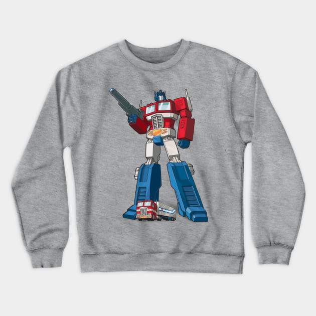 Optimus Prime Crewneck Sweatshirt by Pop Fan Shop